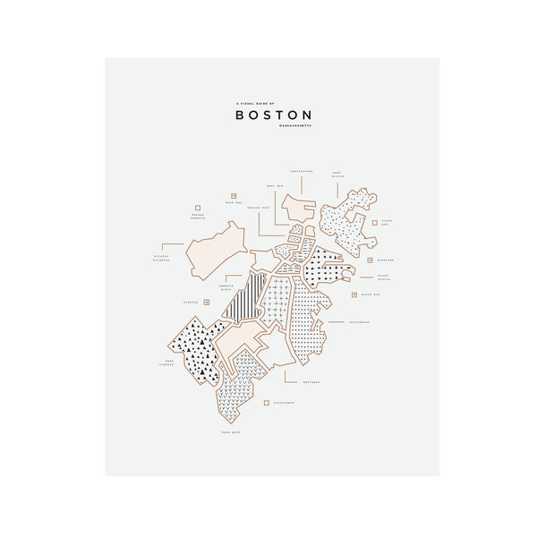 Boston City Print 42 Pressed