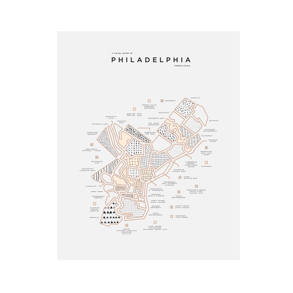 Philadelphia City Print