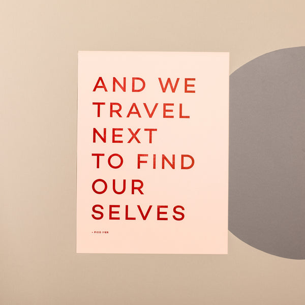 Travel Quote Print