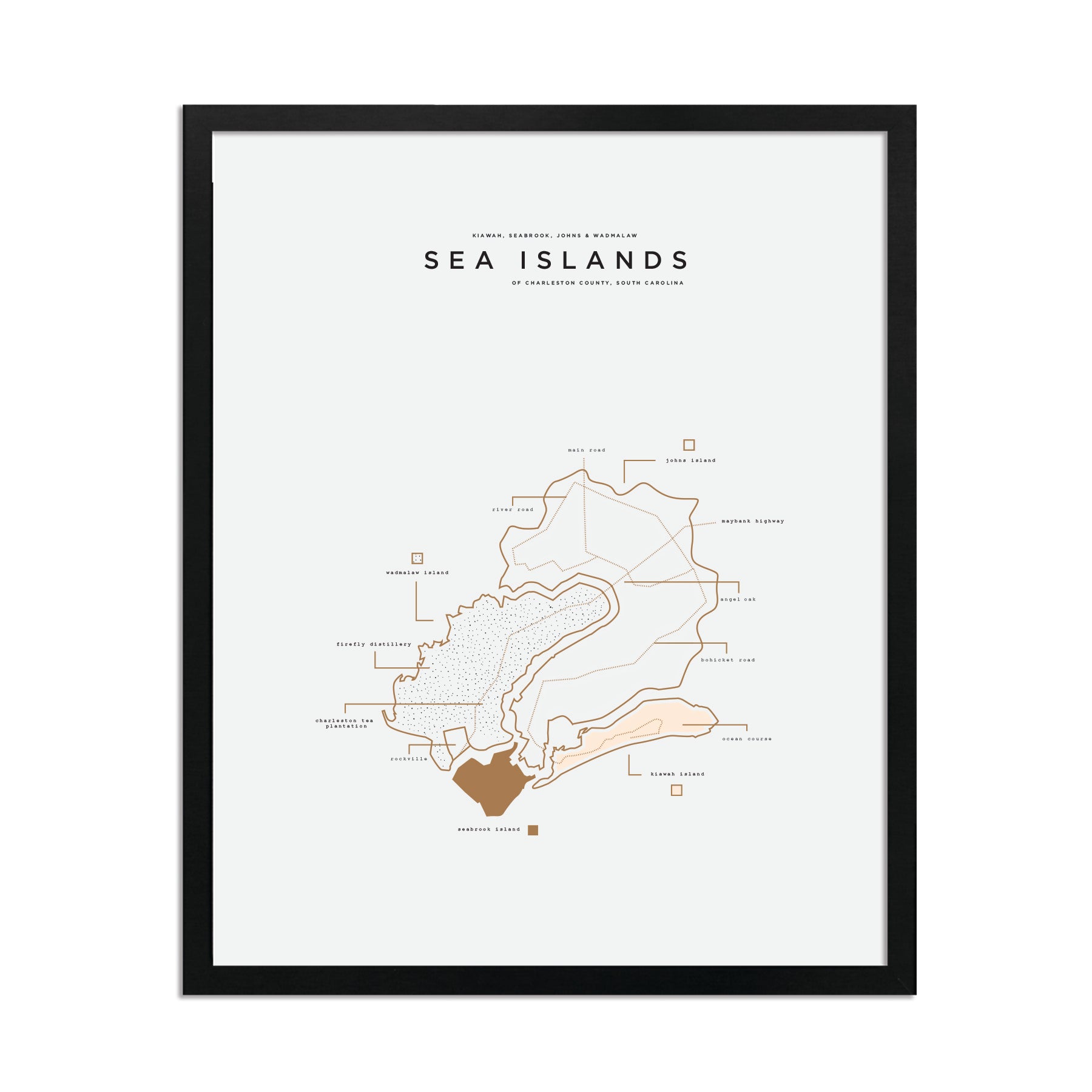 Sea Islands City Print – 42 Pressed