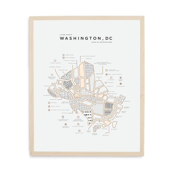 Washington DC City Print